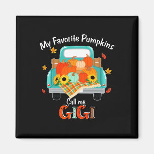 HerbstHalloween Fall Mein Lieblings-Kürbis ruft mi Magnet