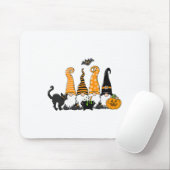 HerbstHalloween-Gnome Niedlicher Herbstpumpenfall Mousepad (Mit Mouse)