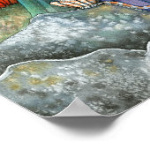 HerbstHalloween Hexenkunstposter drucken Poster (Ecke)