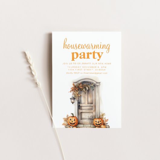 HerbstHalloween Party Einladung