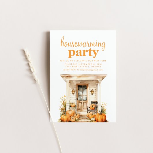 HerbstHalloween Party Einladung