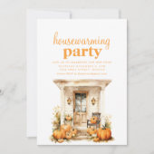 HerbstHalloween Party Einladung (Vorderseite)
