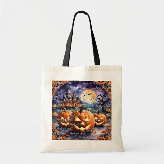HerbstHalloween Populärkultur Tragetasche (Vorne)