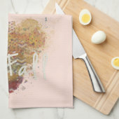 Herbsthandtuch Geschirrtuch (Viertel Falte)