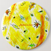 Herbsthauch (Herbstbaumhaus-Kollektion) Button (Vorderseite)