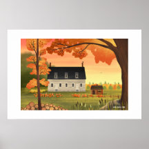 Herbsthaus Autumn Pumpen Large Print