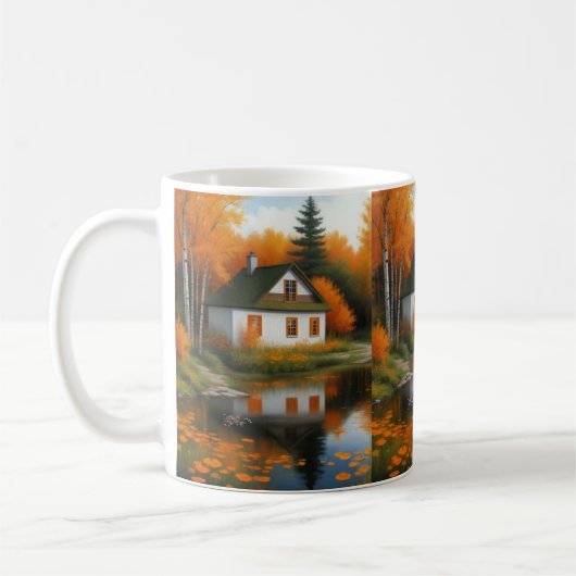 Herbsthaus Kaffeetasse (Links)