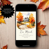 Herbsthaus | Neue Zuhause-Adresse Ankündigung