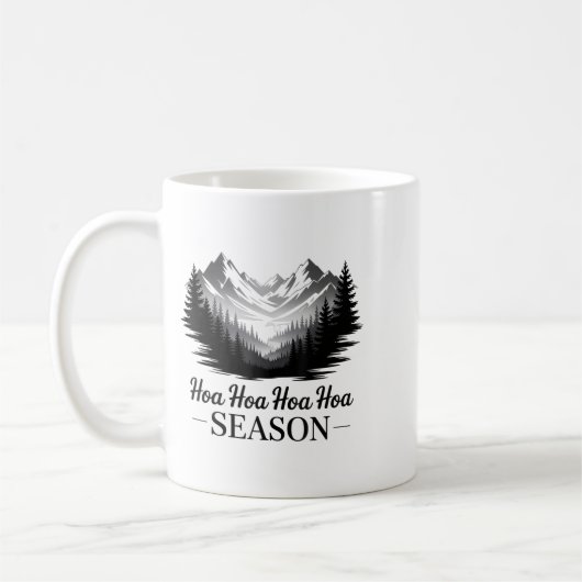 Herbstherbst in der Hoa Saison - Trendy Graphic Kaffeetasse (Links)
