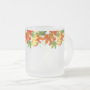 HerbstHerbstlaub Mattierte Tasse