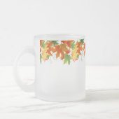 HerbstHerbstlaub Mattierte Tasse (Links)