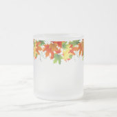 HerbstHerbstlaub Mattierte Tasse (Mittel)