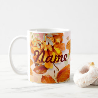 HerbstHerbstlaub Personalisierte Kaffee-Tasse, Cup Kaffeetasse