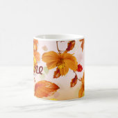 HerbstHerbstlaub Personalisierte Kaffee-Tasse, Cup Kaffeetasse (Mittel)