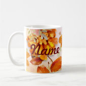 HerbstHerbstlaub Personalisierte Kaffee-Tasse, Cup Kaffeetasse (Links)