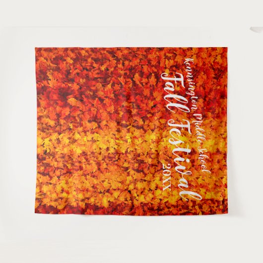 HerbstHerbstlaube | Benutzerdefinierter Hintergrun Wandteppich (Vorderseite (Horizontal))