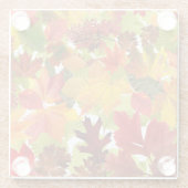 HerbstHerbstlaube Glasuntersetzer (Rückseite)