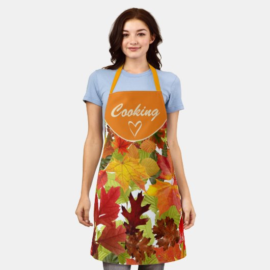 HerbstHerbstlaube Schürze (Getragen)