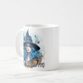 Herbsthexe | Frohe Halloween Kaffeetasse (Vorderseite Links)