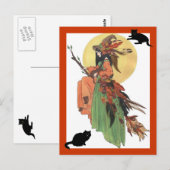 Herbsthexe Postkarte (Vorne/Hinten)