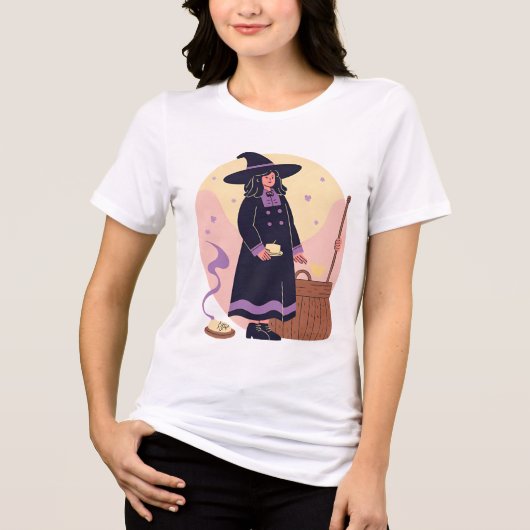 Herbsthexenbrauzeit Tri-Blend Shirt (Vorderseite)
