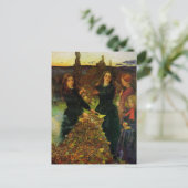 Herbsthinterlassen Kunst Postkarte (Stehend Vorderseite)
