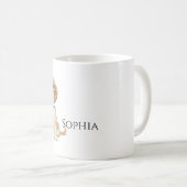Herbsthirsch-Kürbis Kaffeetasse (VorderseiteRechts)