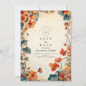 Herbsthochzeit am Ende Save The Date (Vorderseite)