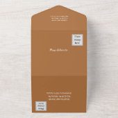 Herbsthochzeit auf der Landstraße All In One Einladung