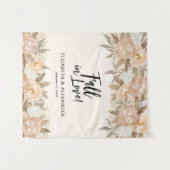 Herbsthochzeit der Blume Wandteppich (Vorderseite (Horizontal))