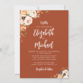 Herbsthochzeit Einladung (Vorderseite)