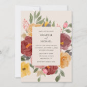 Herbsthochzeit | einladung (Vorderseite)