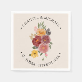 Herbsthochzeit | elegant serviette