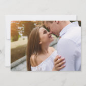 Herbsthochzeit - Foto Save the Date (Rückseite)