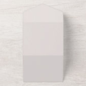 Herbsthochzeit in der Liebe Rustikaler Kürbiskürbi All In One Einladung (Außenbereich)