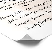 Herbsthochzeit in liebender Erinnerung Poster (Ecke)