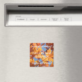 Herbsthochzeit! Magnet Individuelle Name Datum (In Situ (Geschirrspüler))
