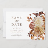 Herbsthochzeit Save The Date (Vorderseite)