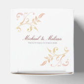 Herbsthochzeit Swirl Geschenkschachtel (Oben)