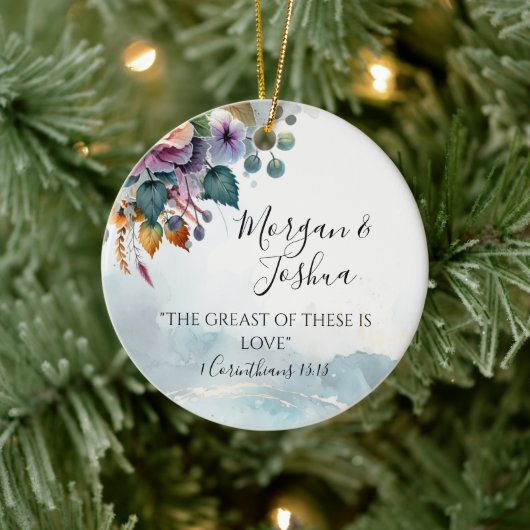 Herbsthochzeiten Keramik Ornament (Baum)