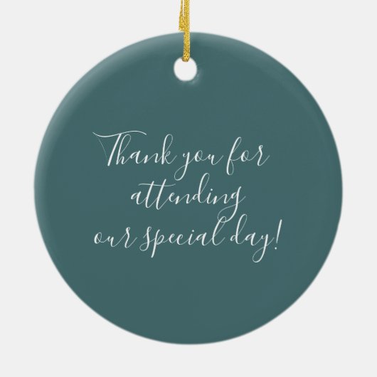 Herbsthochzeiten Keramik Ornament (Hinten)