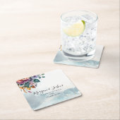 Herbsthochzeiten Rechteckiger Pappuntersetzer (Vor Ort)