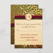 Herbsthochzeitkarten RSVP Karte (Vorne/Hinten)