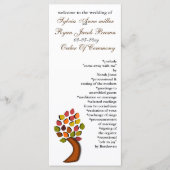 Herbsthochzeitsprogramm Programm (Vorderseite)