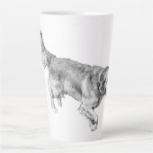 Herbstholz mit Red-Ball-Pup Milchtasse (Vorderseite)