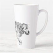 Herbstholz mit Red-Ball-Pup Milchtasse (Rechts)