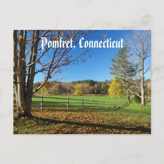 Herbsthügel Postkarte (Vorderseite)