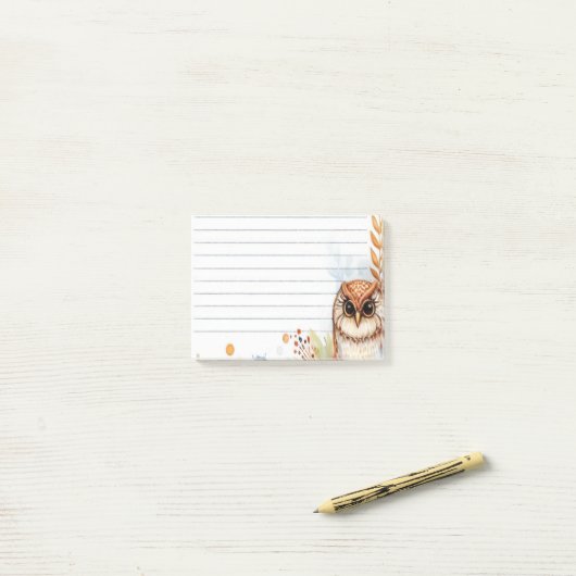 Herbsthuhn Post-it Klebezettel (Auf Schreibtisch)