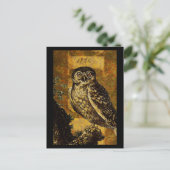 Herbsthuhn Postkarte (Stehend Vorderseite)