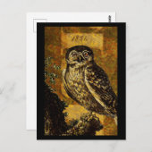 Herbsthuhn Postkarte (Vorne/Hinten)